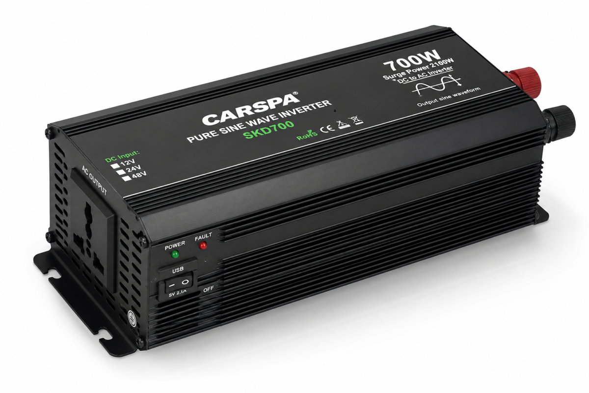 خرید اینورتر سینوسی 700 وات CARSPA مدل SKD700