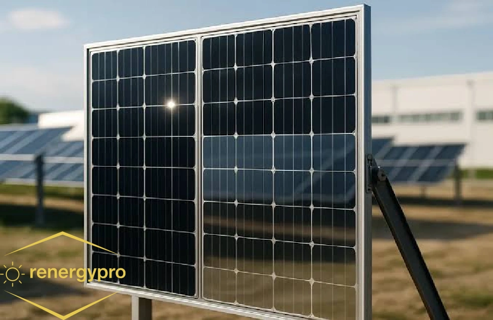 پنل خورشیدی دوطرفه یا Bifacial